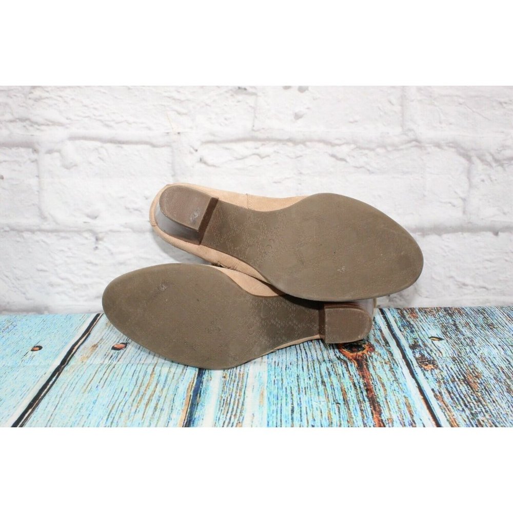 Vionic Madeline Tan Suede Side Zip Up High Ankle Boots Size 7 - Picture 10 of 10